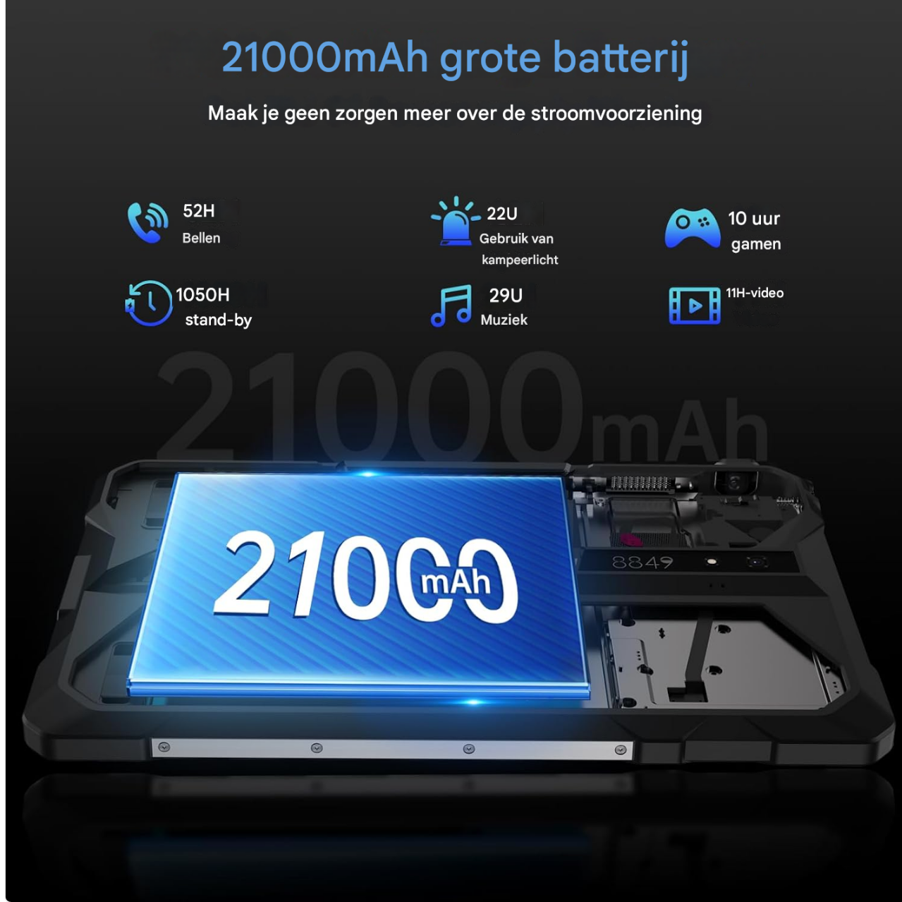 8849 Tank Pad Android 14 Tablet