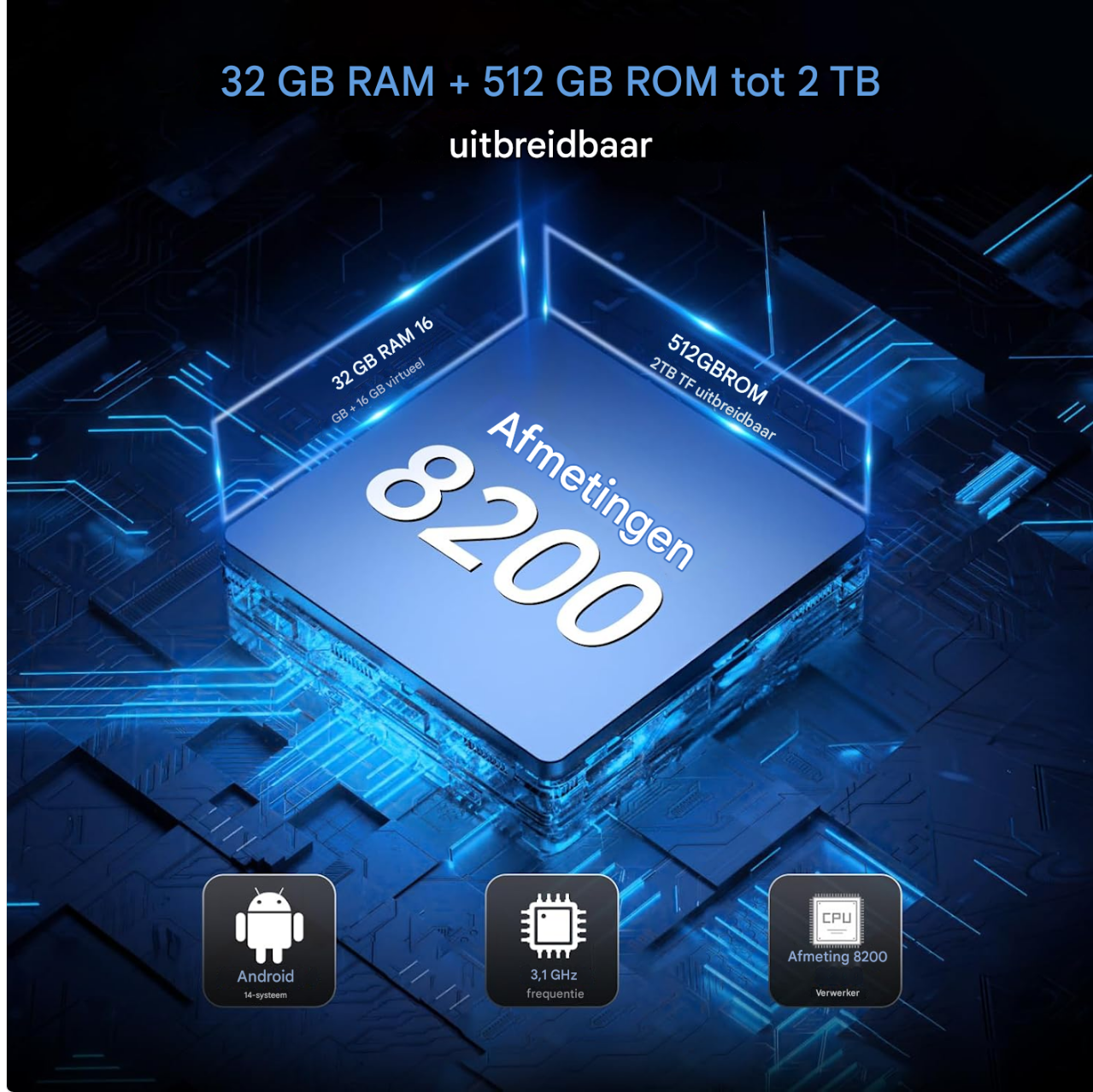 8849 Tank Pad Android 14 Tablet